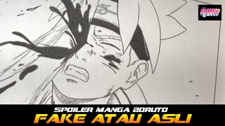 SPOILER MANGA BORUTO FAKE ATAU ASLI