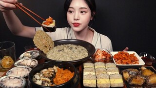 [Mukbang TV] - Bữa tiệc bào ngư, kimbap, cháo bào ngư, bào ngư sống | ASRM