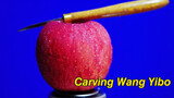 [Buatan Tangan]Mengukir Wajah Wang Yibo di Sebutir Apel