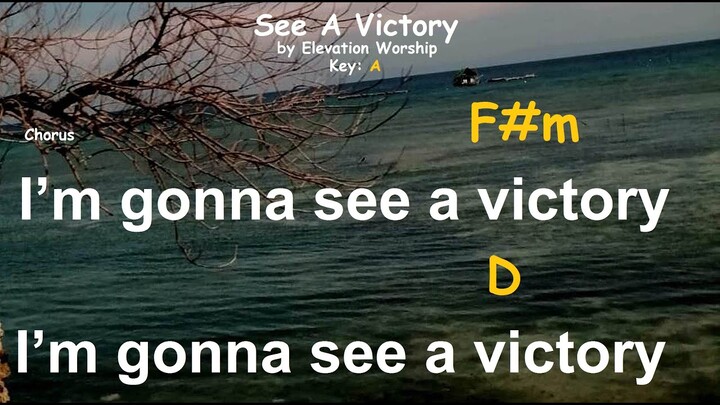 See A victory || Elevation Worship || Acoustic || Chords And Lyrics || Key Of A