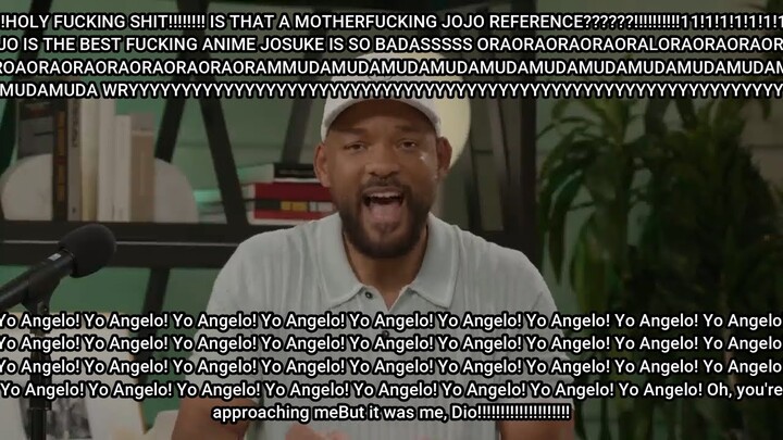 Will Smith's apology is a JoJo Reference