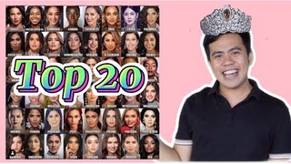 MISS UNIVERSE 2020 OFFICIAL CANDIDATES | TOP 20 PREDICTIONS #missuniverse2020