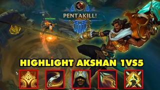 Cận cảnh sức mạnh 1vs5 của tướng mới AKSHAN trong LMHT - Thánh Du Đây | Highlight Montage Akshan LOL