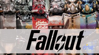 3A Wasteland Iron Man Collection! Check out several classic power armors in the Fallout series [Moon