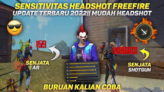 NEW UPDATE!! SENSITIVITAS HEADSHOT TANPA DPI TERBARU | 100% HEADSHOT BURUAN COBA