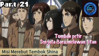 Anime Dubbing Indonesia AOT (Misi Merebut Tembok Shina Part 21)