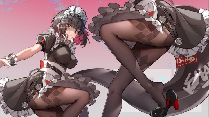 【Shark Girl】Want to eat the maid's raw chocolate ice cream? !