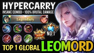 Cara Bermain Leomord ! Hypercarry ! Top Global Leomord