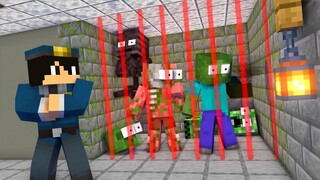 MONSTER SCHOOL - EPIC PRISON ESCAPE (FUNNY CHALLENGE)