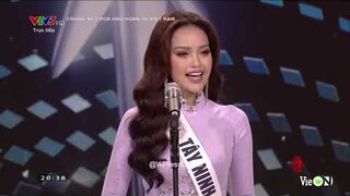 Ngọc Châu thuyết trình Top 16 Hoa Hậu Hoàn Vũ Việt Nam 2022 Miss Universe Vietnam 2022