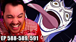 CEASAR CLOWN IS A PSYCHO | One Piece REACTION Episode 588, 589 & 591