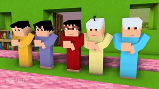 Upin & Ipin - IPIN TAK SABAR MAU MAKAN AYAM | Rindu Opah 8 (Minecraft Animation)