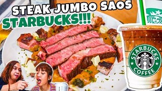 BAKAR T-BONE STEAK JUMBO Pake STARBUCKS