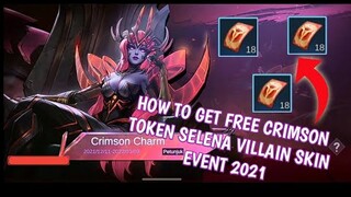 How to get free Crimson Token Selena Villain Skin event in mobile legends 2021