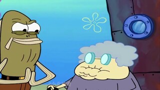 SpongeBob nhăn mặt nhưng khuôn mặt lại cứng đờ, làm sao anh ta có thể sống với một khuôn mặt nhăn nh