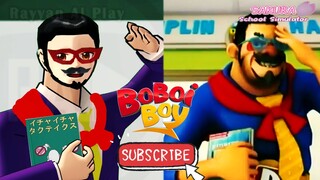 Tiru Aksi Boboiboy | Momen Lucu Boboiboy dan papa zola | Sakura School simulator