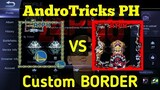 AndroTricks PH|Custom Border ft. GSW vs Raptors Border for Terizla Patch