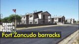 Fort Zancudo barracks stroll | Just Walking | GTA V