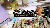 My Oil Painting Materials | Tagalog Philippines
