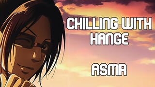 HANGE ASMR ~ Hange x Listener. Calm chatter about titans [Roleplay. AOT]