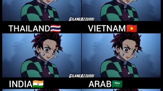 Kimetsu no Yaiba Mugen Train Dub Arab Thailand India Vietnam Indonesia Malaysia English