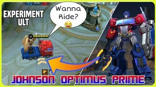 Johnson Trasnfomers Skin ULTIMATE EXPERIMENT | Wanna Ride? | MLBB