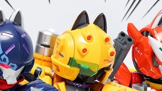 Domestic mecha cat! XIAOT Iron Roar CAT Shadow, Fang, Jiehuo cat-type mecha assembly model [Kanda To