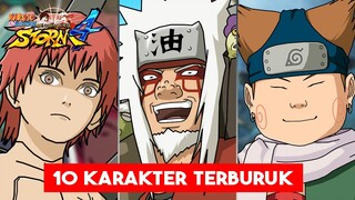 10 KARAKTER TERBURUK DI GAME NARUTO ULTIMATE NINJA STORM 4