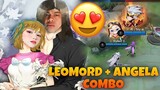 SAVAGE LEOMORD + ANGELA COMBO GAMEPLAY Mobile Legends