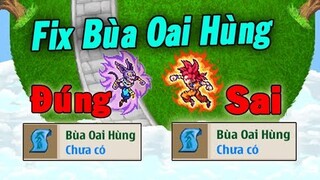 Ngọc Rồng Online - Lý Do Fix Bùa Oai Hùng ... Cập Nhật Tình Hình Game Hiện Tại