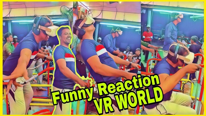 ⁉️VR world Funny Reaction. Full video.🤪 | velankanni | karaikal | funny video |