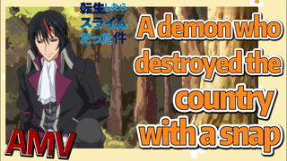 AMV |  A demon who destroyed the country with a snap