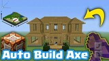 How to make an Auto Build House Axe in Minecraft using Command Block