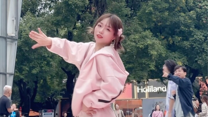 [Cao Lu's version] Promote Cao Lu's song in Sanlitun! Fiestar 2024 version of "Poor"
