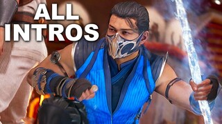 Mortal Kombat 1 Sub Zero All Intros Dialogue Character Banter MK1