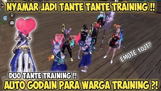 KETIKA DUO TANTE TRAINING BERSATU‼️BEGINI REAKSI PARA WARGA TRAINING 🤤 AUTO KLEPEK KLEPEK 🤣