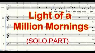 Light of a Million Mornings Solo Part
