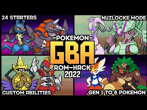 New] Pokemon GBA Rom With Nuzlocke Mode, Following Pokemon
