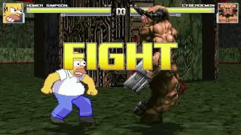 AN Mugen #387: Homer Simpson VS Cyberdemon