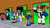Monster School : WOW! Baby Zombie Fall in Love Beautiful Police Woman (Minecraft Animation)