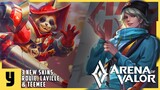 *NEW* 3 UPCOMING SKINS: LAVILLE, ROUIE & TEEMEE SEASON 15 SKIN | Arena of Valor