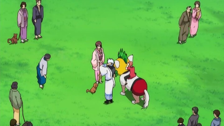 Gintama: Just say someone else is behaving inappropriately, and the next second it’s Gintoki’s turn.