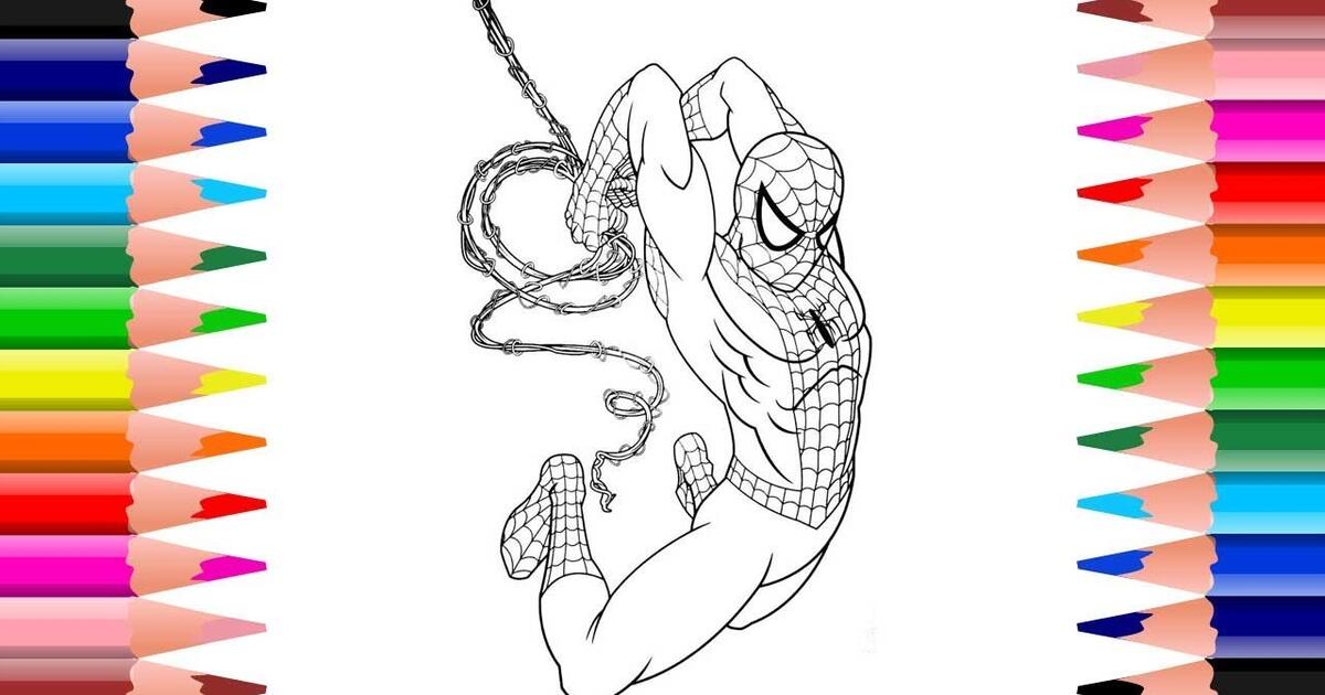 9700 Coloring Pages Spider Man Far From Home  Latest HD