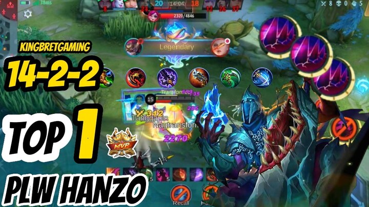 Top 1 global hanzo MNYK kingbret Gaming 14 kills legendary hanzo emblem /build