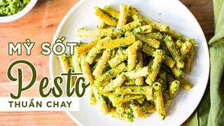 [HỌC NẤU ĂN EAT CLEAN] MỲ SỐT PESTO THUẦN CHAY THƠM NGON