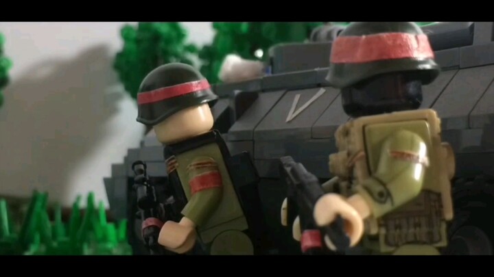 [Teks bahasa Mandarin] Animasi stop-motion Lego Konflik Rusia-Ukraina, pertempuran di DonetskLego Uk