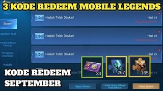 UPDATE 3 KODE REDEEM MOBILE LEGENDS MASIH BISA DI PAKAI BULAN SEPTEMBER 2020 PART 2 - MLBB