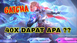 GACHA 40X DAPAT SKIN APA?? Phase1 Psionic Oracle // Mobile Legends