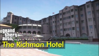 The Richman Hotel's pool area | Just Walking | GTA V