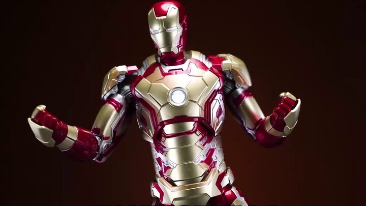 26cm assembled Iron Man, all the parts are sprayed and cut for you?! Fanle Culture 1/7 Iron Man MK42